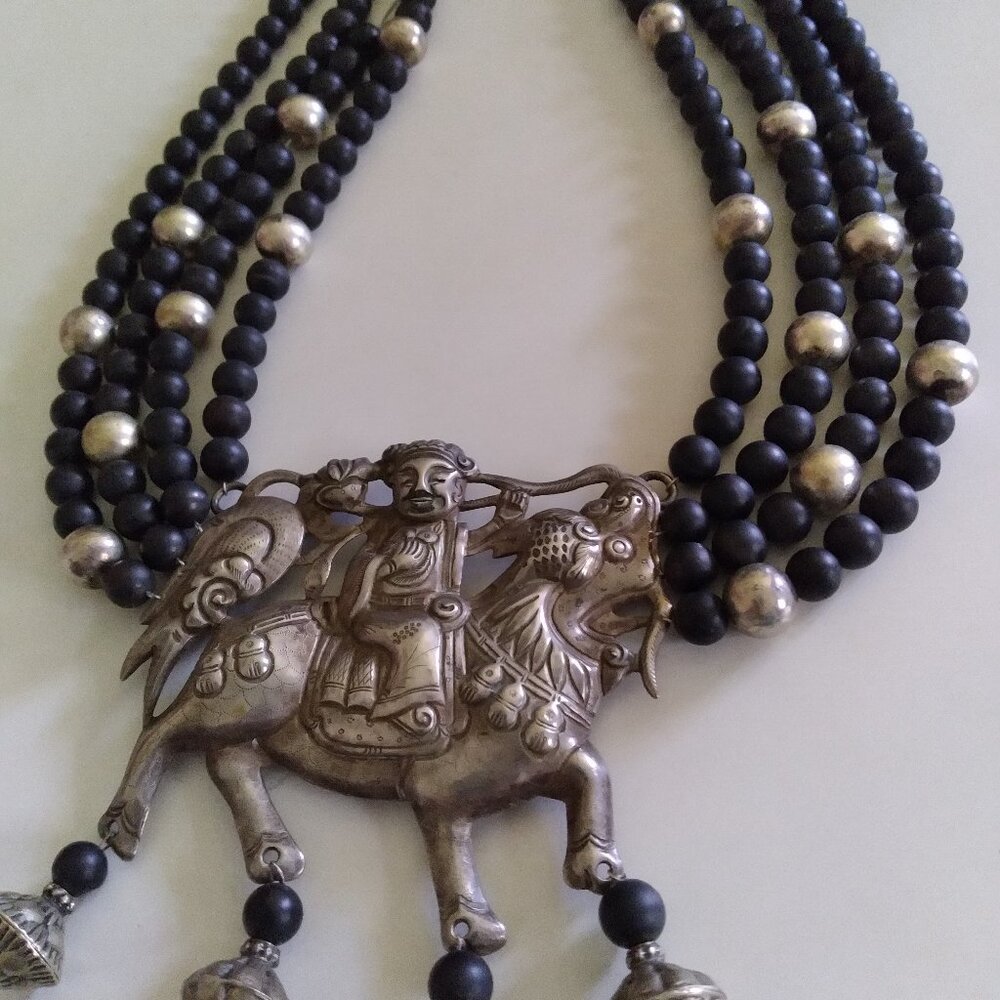 Rare, Unique, Bold & Beautiful Chinese Ming Dynasty Necklace